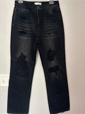 VERVET by Flying Monkey Black Washed Jeans